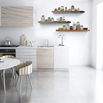 Rustic Floating Shelves Set of 3 for Home Decor