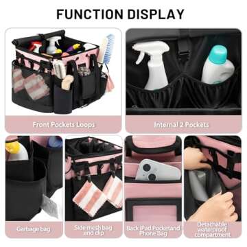 Versatile LOEUO Large Cleaning Caddy for All Needs