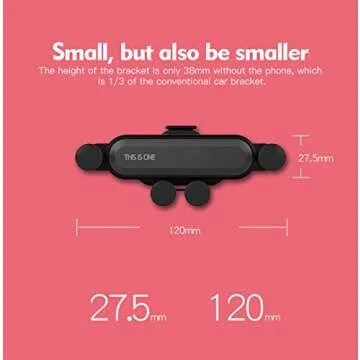 Car Phone Mount Air Vent Holder – Shockproof & Stable