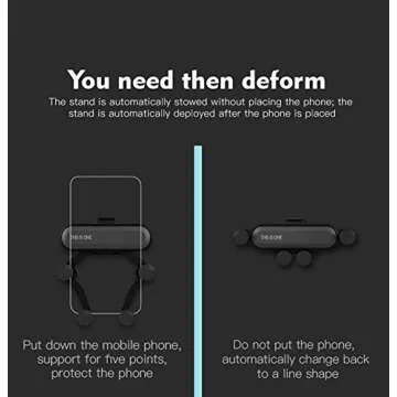 Car Phone Mount Air Vent Holder – Shockproof & Stable