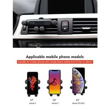 Car Phone Mount Air Vent Holder – Shockproof & Stable