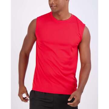 Men's Mesh Tank Top Quick Wicking Jersey Sleeveless Muscle Active Performance Sport Basketball Beach Gym Workout Running Training Fitness Athletic Bodybuilding Undershirt Breathable- Set 10, S