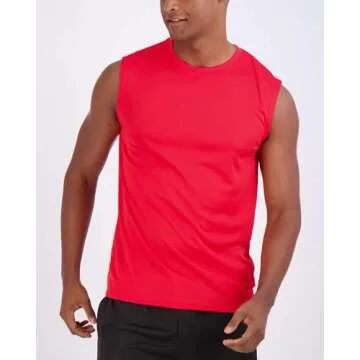 Men's Mesh Tank Top Quick Wicking Jersey Sleeveless Muscle Active Performance Sport Basketball Beach Gym Workout Running Training Fitness Athletic Bodybuilding Undershirt Breathable- Set 10, S