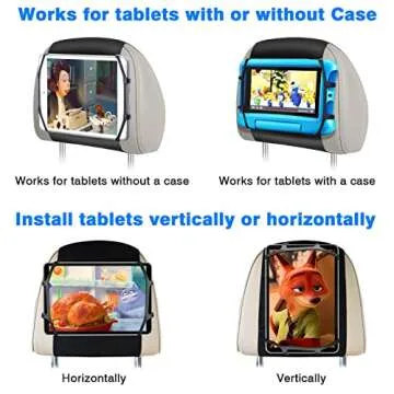 FANGOR Tablet Holder for Car - Perfect for Family Travel!