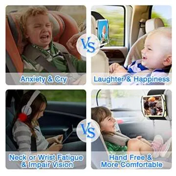 FANGOR Tablet Holder for Car - Perfect for Family Travel!