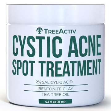 TreeActiv Cystic Acne Spot Treatment - Sulfur, Acne Treatment for Face, Acne Spot, Hormonal Acne Tre...