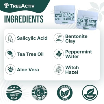 TreeActiv Cystic Acne Treatment for Face and Body