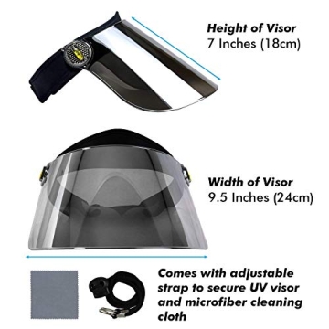 Millennial Essentials Sun Visor - Adjustable UV Protection Cap