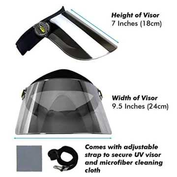 Millennial Essentials Sun Visor - Adjustable UV Protection Cap