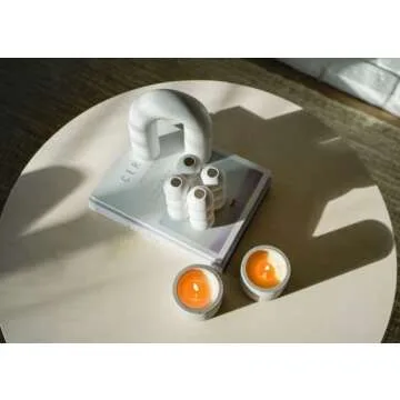 Handmade Minimalist White Ceramic Vase for Home Decor