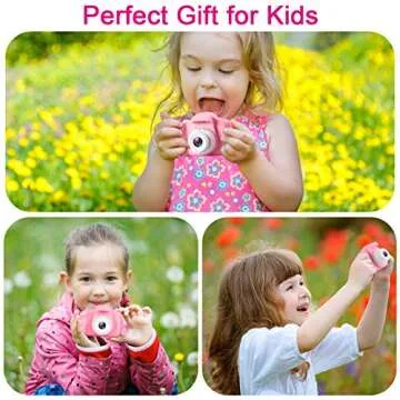GKTZ Kids Camera for Girls Ages 3-8 - Fun Digital Toy
