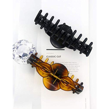 ACCGLORY Jumbo Hair Clips for Thick Hair - Strong Hold