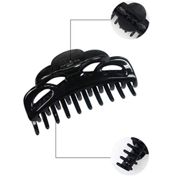 ACCGLORY Jumbo Hair Clips for Thick Hair - Strong Hold