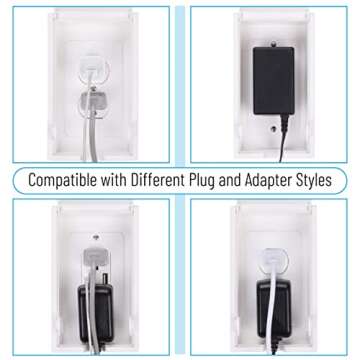 Bates Baby Safety Outlet Cover Box for Childproofing