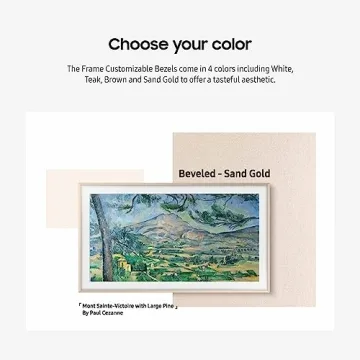 SAMSUNG Frame TV Customizable Bezel Quick Easy Install