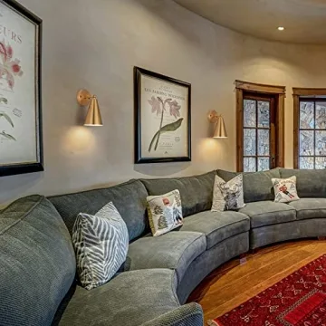 MWZ Brass Sconces Modern Lighting Set for Home Decor