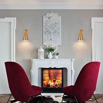 MWZ Brass Sconces Modern Lighting Set for Home Decor