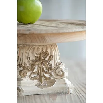 Rustic Farmhouse Décor Plate Cake Stand Distressed Vintage