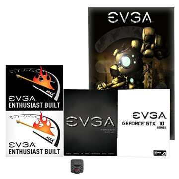 EVGA GeForce GTX 1080 Founders Edition, 8GB GDDR5X, LED, DX12 OSD Support (PXOC) Graphics Card 08G-P4-6180-KR