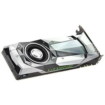 EVGA GeForce GTX 1080 Founders Edition, 8GB GDDR5X, LED, DX12 OSD Support (PXOC) Graphics Card 08G-P4-6180-KR