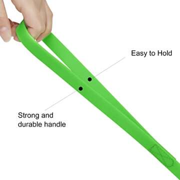 Waterproof Long Leash Durable Dog Recall Training Lead Great for Outdoor Hiking, Training, Yard, Beach and Swimming (Green, 15ft)