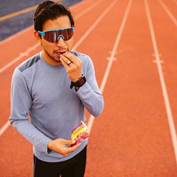 Honey Stinger Organic Energy Chew Variety Pack | 3 Pack Each of Fruit Smoothie, Pomegranate Passionfruit and Cherry Blossom | Gluten Free & Caffeine Free | Sports Nutrition for All Exercises