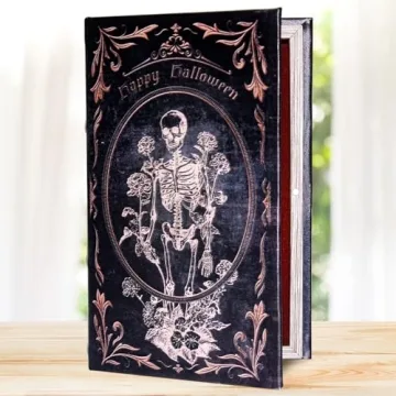 Microkize Vintage Book Shaped Storage Box for All Occasions