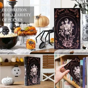 Microkize Vintage Book Shaped Storage Box for All Occasions