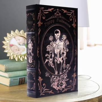 Microkize Vintage Book Shaped Storage Box for All Occasions