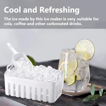 Portable Ice Maker Producing 26Lbs Bullet Ice Daily