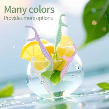 Travel-Friendly Dental Floss Case with Mint Flavors