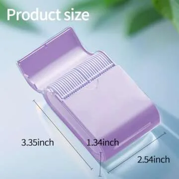 Travel-Friendly Dental Floss Case with Mint Flavors