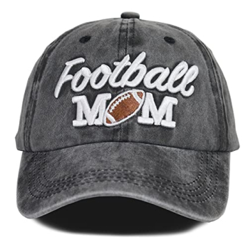 MANMESH HATT Football Mom Hat for Women, Funny Mother's Day Football Accessories Team Gifts, Vintage...