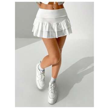 Verdusa Ruffle Layered Mini Skirt for Stylish Women