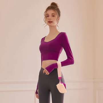 Viverte Mini Zip Around Keychain Wristlet Wallets Small Portable Dual Pounch Wristlet Detachable Coi...