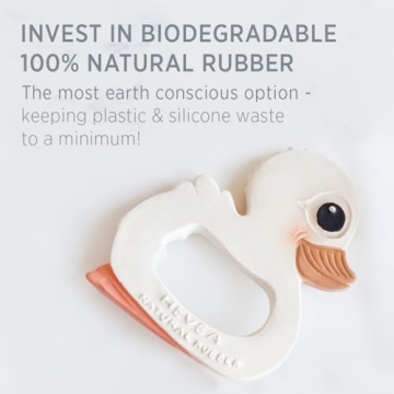 HEVEA Kawan Duck Teether - Natural Rubber Teething Toy