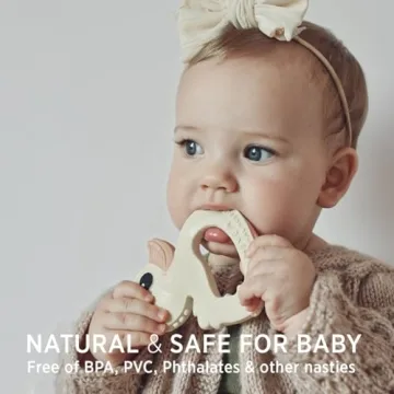 HEVEA Kawan Duck Teether - Natural Rubber Teething Toy