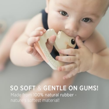 HEVEA Kawan Duck Teether - Natural Rubber Teething Toy