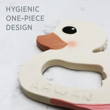 HEVEA Kawan Duck Teether - Natural Rubber Teething Toy