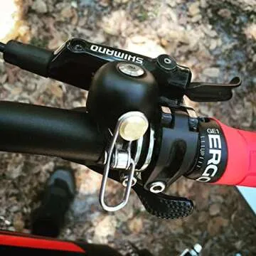 ROCKBROS Bike Bell Classic Bicycle for Ring with Loud Sound Bells Road Mountain Handlebars Adults Black