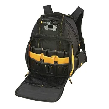 Dewalt DGL523 Lighted Tool Backpack with 57 Pockets
