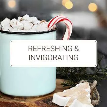 Monin - Peppermint Syrup, Cool Tingle of Candy Cane, Natural Flavors, Great for Cocoas, Mochas, Smoothies, and Sodas, Non-GMO, Gluten-Free (1 Liter)