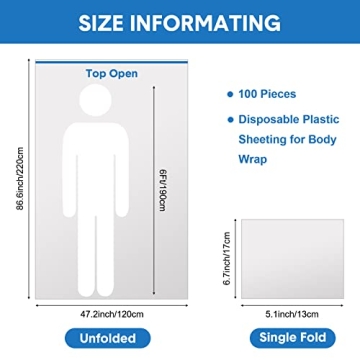 100 Pack Disposable Sauna Bags for Ultimate Relaxation