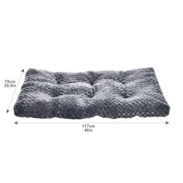 Amazon Basics Plush Pet Bed, X-Large, Machine Washable