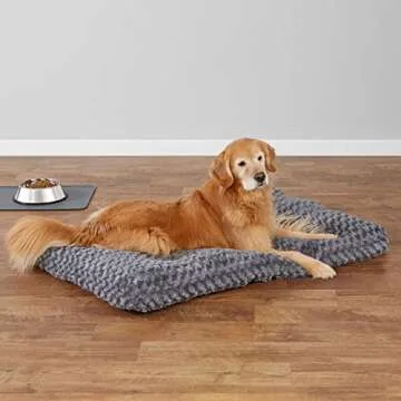 Amazon Basics Plush Pet Bed, X-Large, Machine Washable