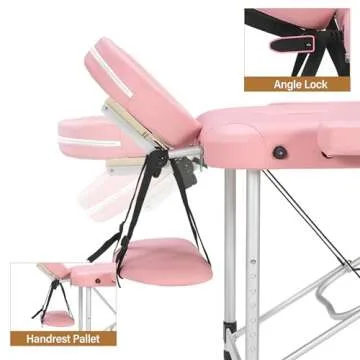 PrimeZone Portable Massage Table for Lash and Spa Treatments