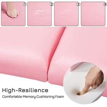 PrimeZone Portable Massage Table for Lash and Spa Treatments