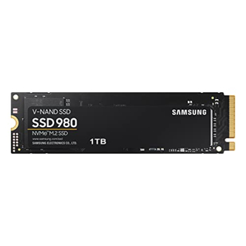 SAMSUNG 980 SSD 1TB PCIe 3.0x4 NVMe M.2 Internal Solid-State Drive for PCs and Gaming