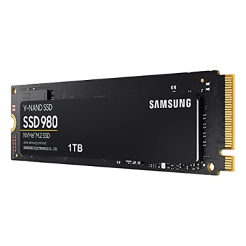 Upgrade with SAMSUNG 980 SSD 1TB PCIe NVMe M.2 Internal Drive