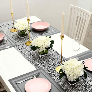 Elegant Silk Rose Centerpiece for Home & Weddings